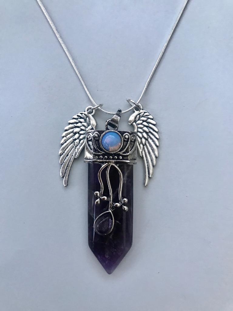 Amethyst & Opalite Necklace