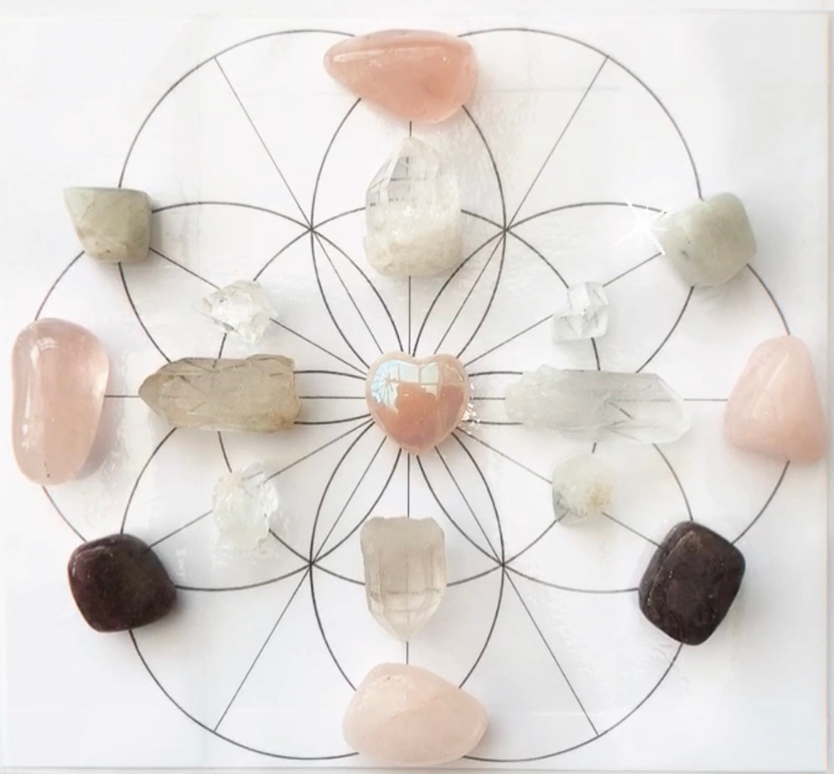 Manifest Love - Small Rose Aura Quartz